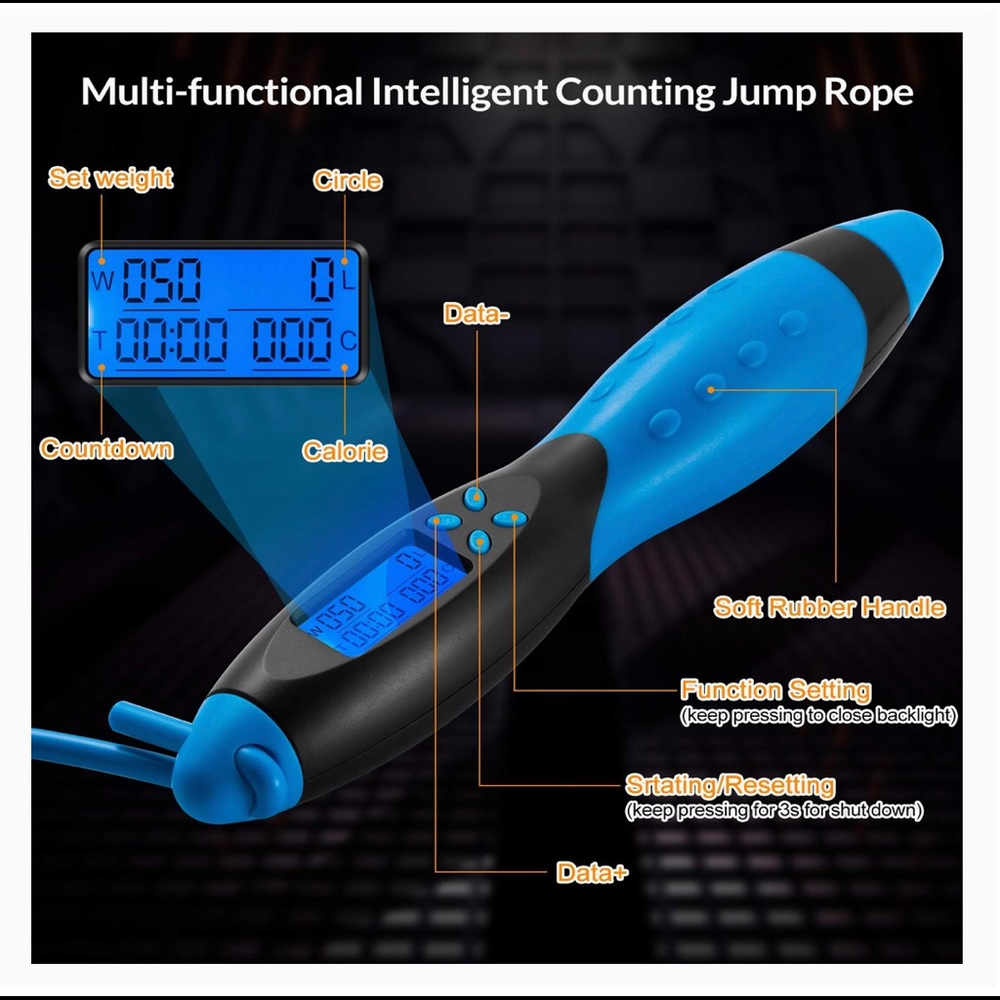 Cordless Jump Rope with Counter - Picture 2 of 5